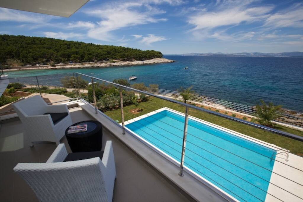 View from villa