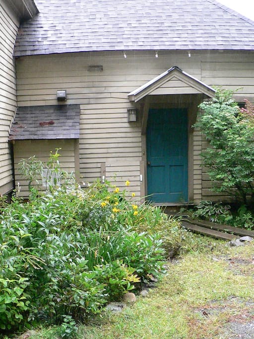 Back entry into mudroom.