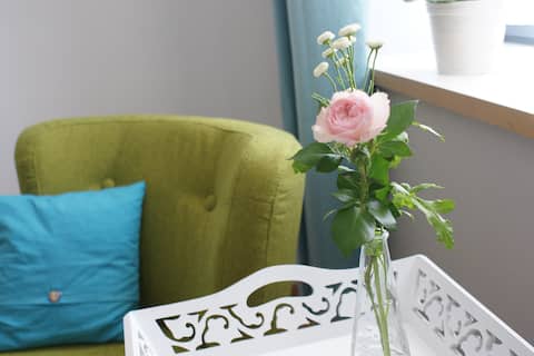 Successful Airbnb property: Beautiful 1-room apartment, Hechtviertel for 2 people in Dresden