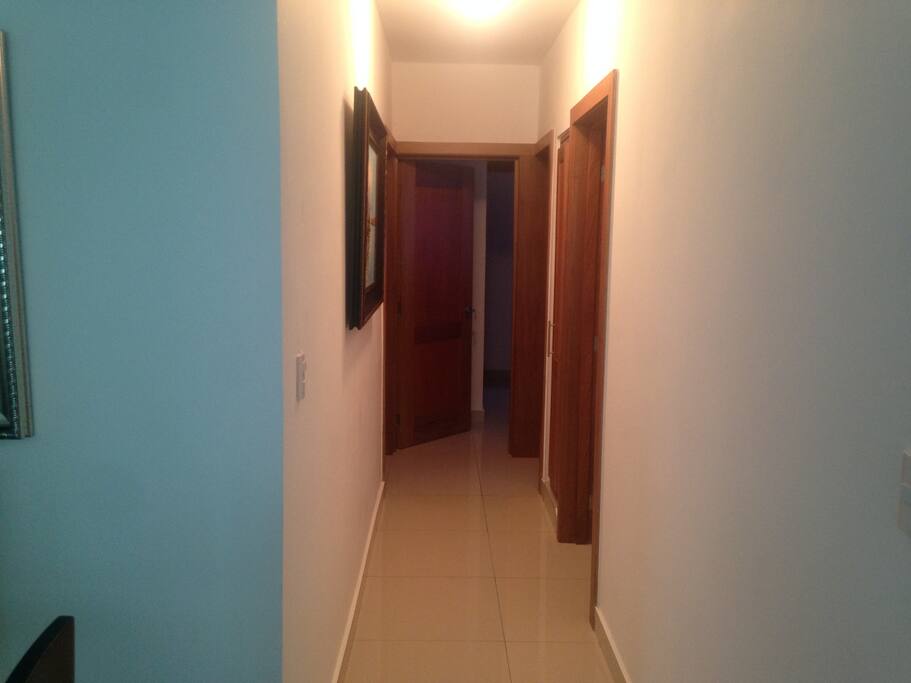 Pasillo hacia las Habitaciones