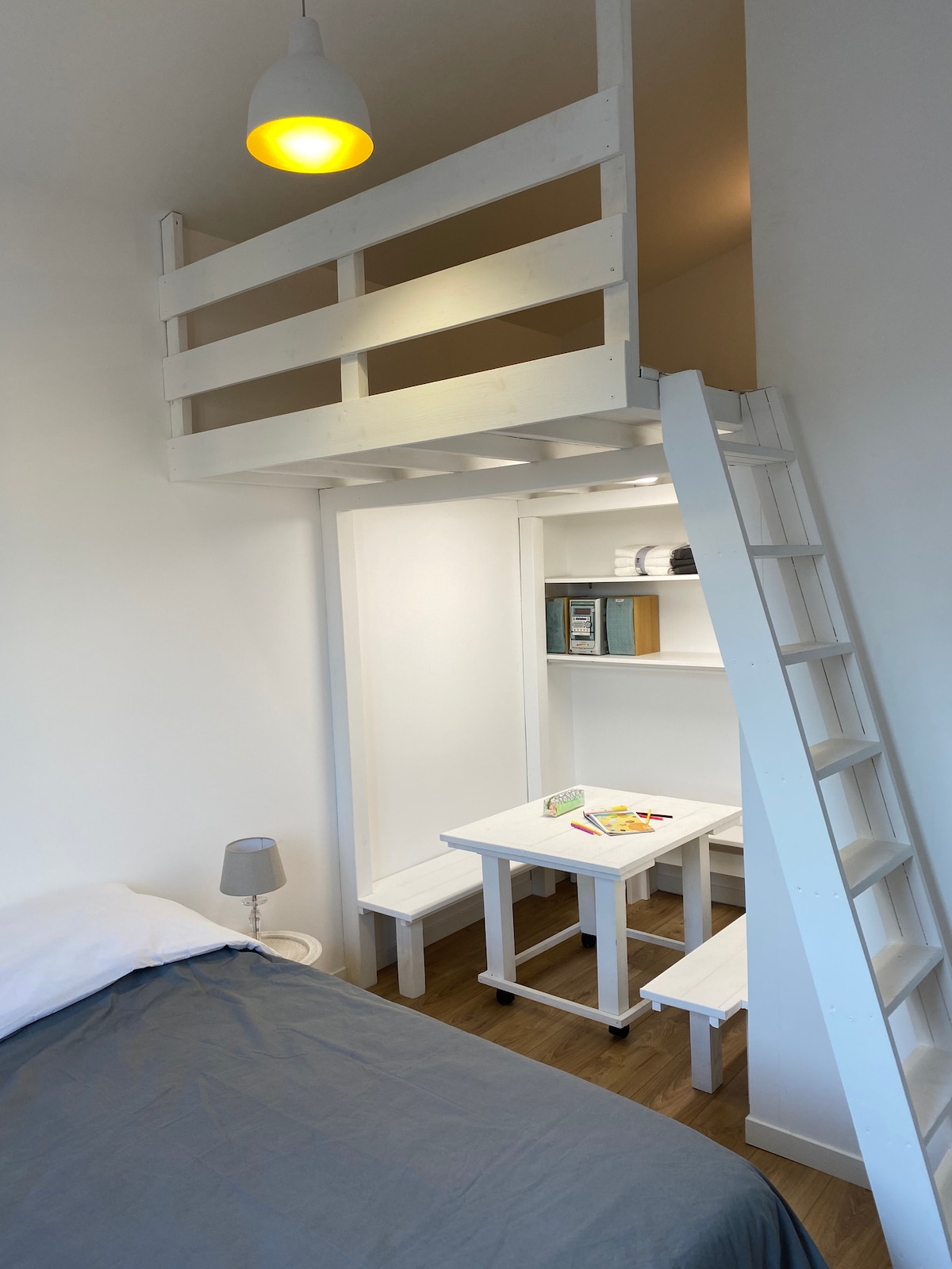 Habitación 2: cama mezzanine de 140 cm