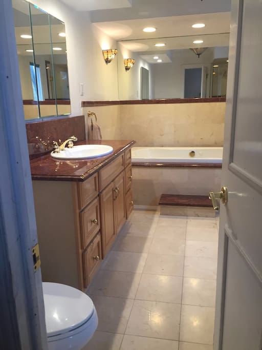 Full Bathroom + Hot Tub
