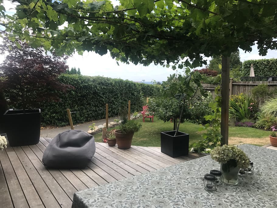 Outdoor dinning area
