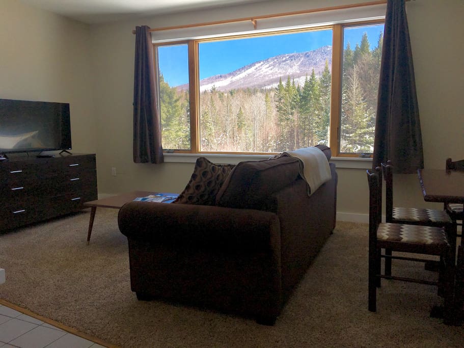 Views from the front window of Burke Mountain.