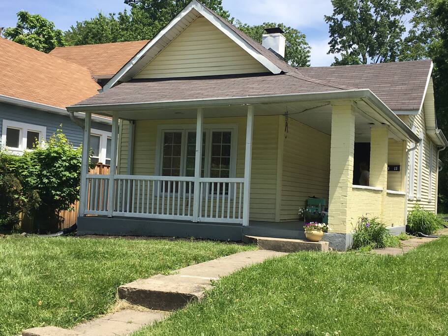 The front of our property