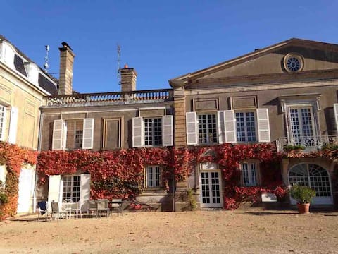 Private part of a castle in the Mâconnais