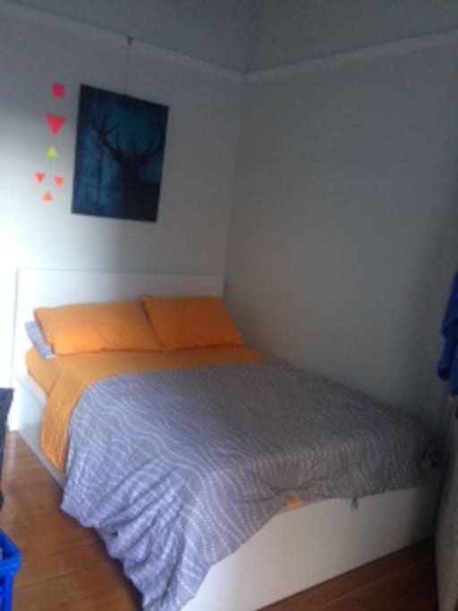 another angle of my bed and less girly :)