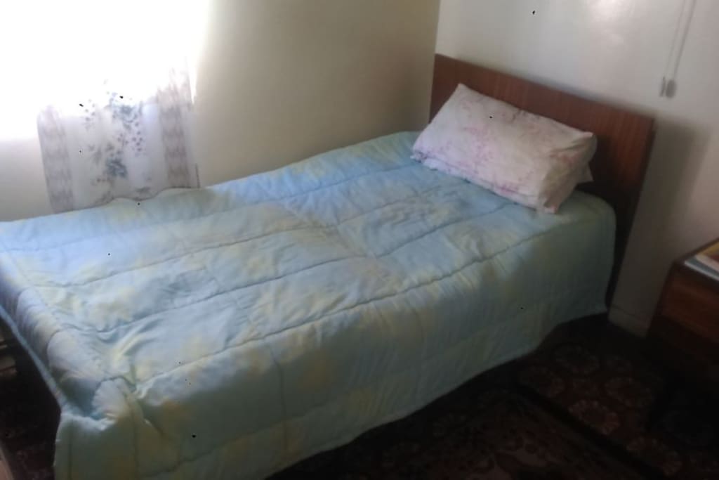 This is the left side bed by the window.