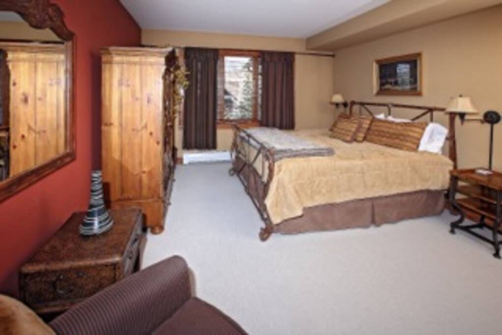 Master with king bed and private bathroom