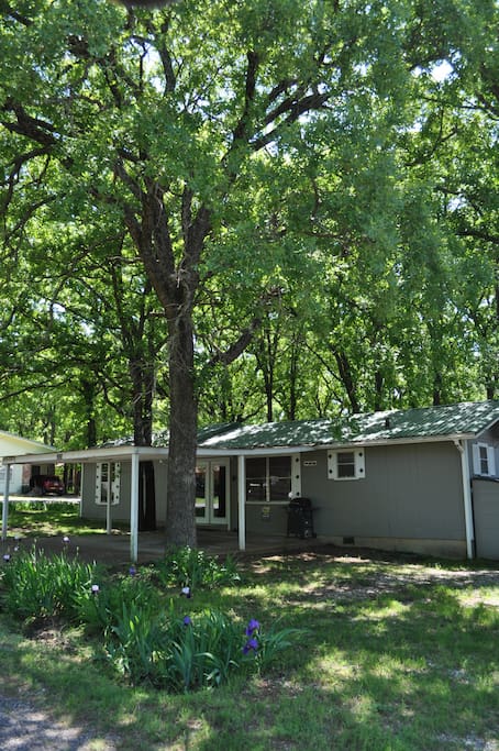 Towering oaks provide great summer shade!