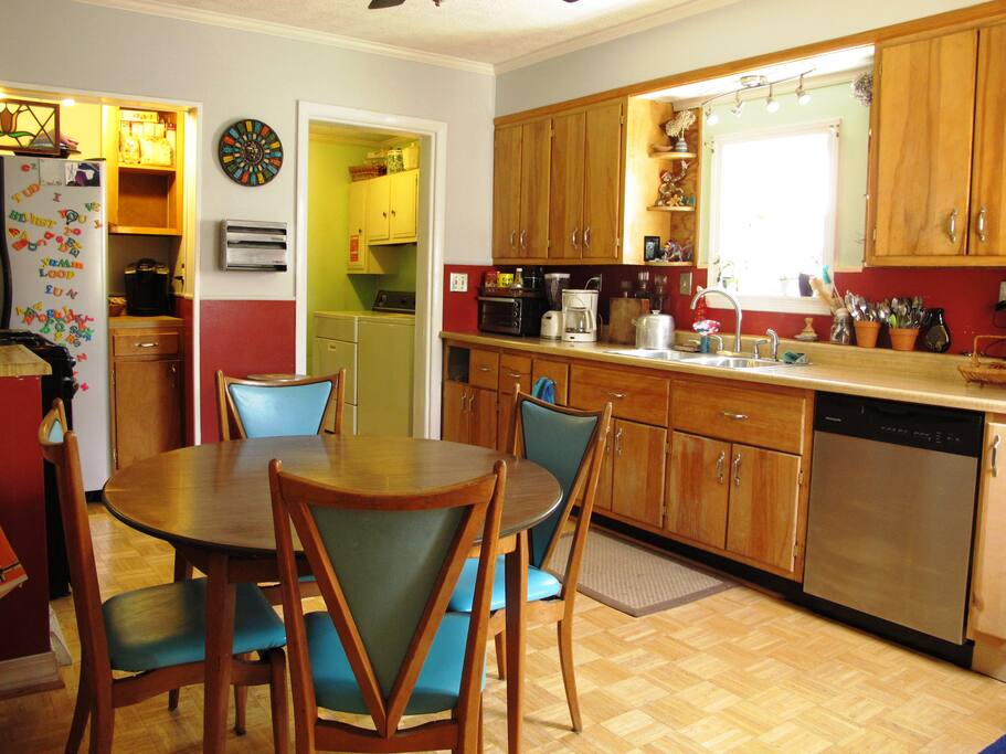 Full access to all the kitchen tools, gadgets and spices.