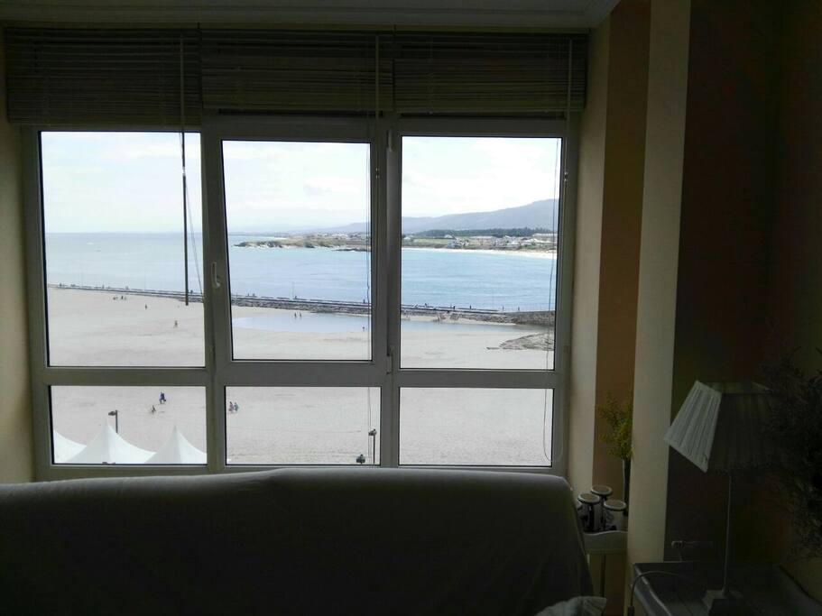 Vistas al mar desde el salón