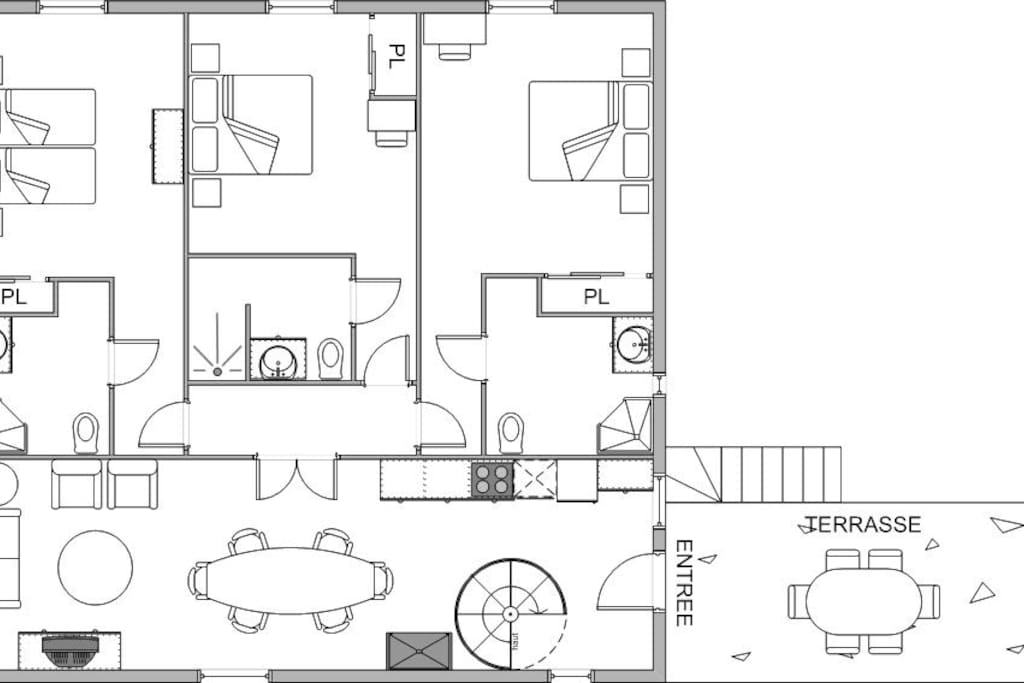 Plan de l'appartement mis à votre disposition