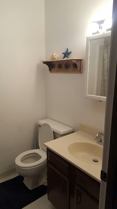 Full bathroom with shower not shared with homeowner.