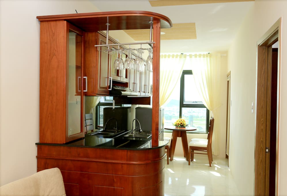 Kitchen and eating space