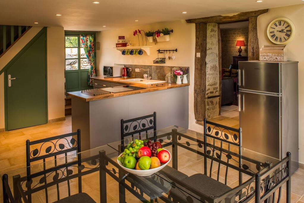 Open plan main gate kitchen and dining area