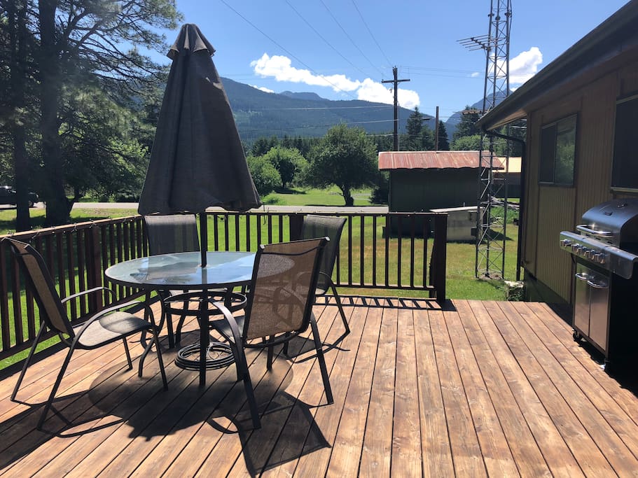 View from back deck toward Snyder Road