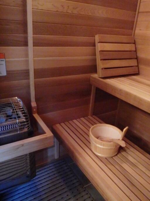 Electric Sauna (seats 4- 6 people)