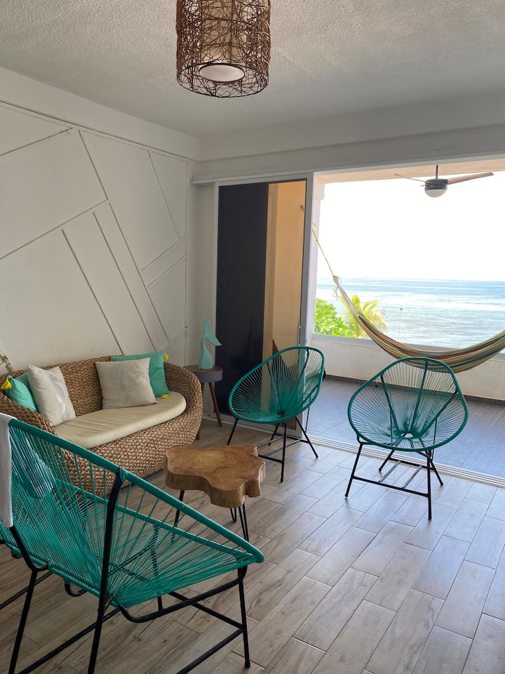 Ocean View Apartment At Surf City - La Libertad, España