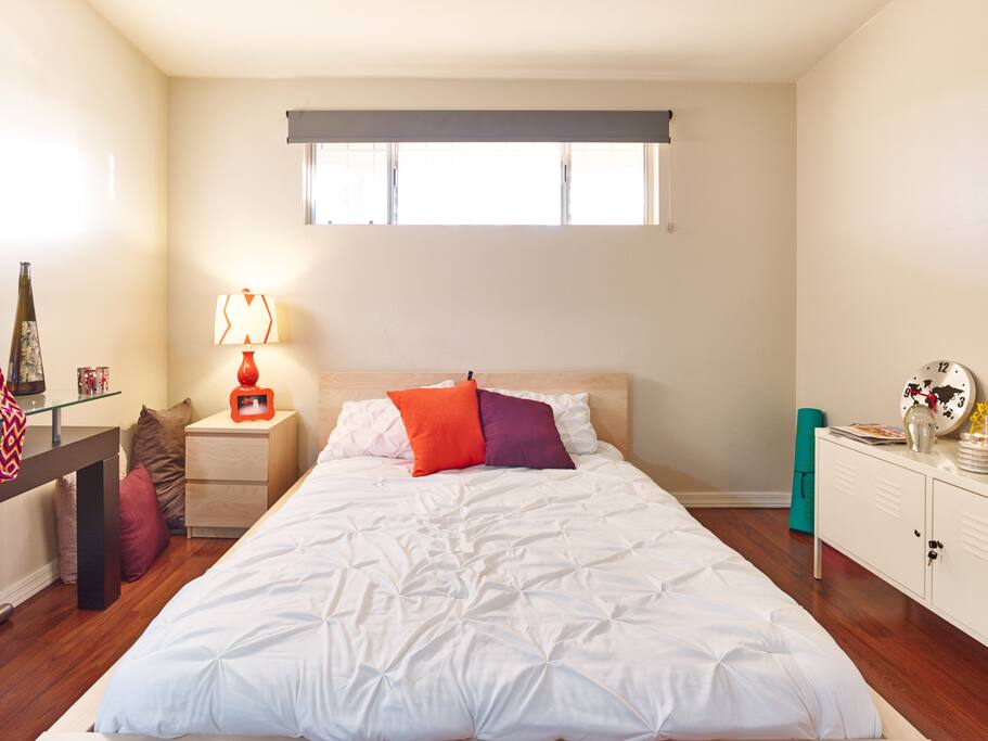 Comfy queen bed