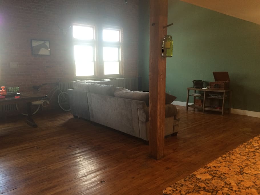 Downstairs living area