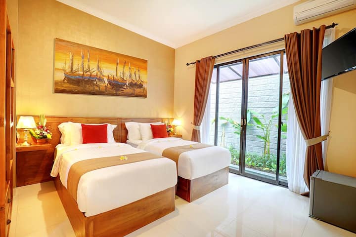 Every bedrooms equipped with TV cable and small fridge / mini bar