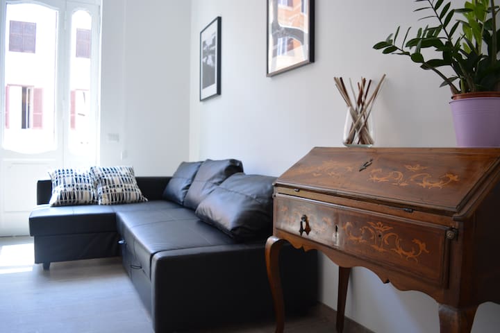 2BR 2BA apt Rome with balcony and sauna