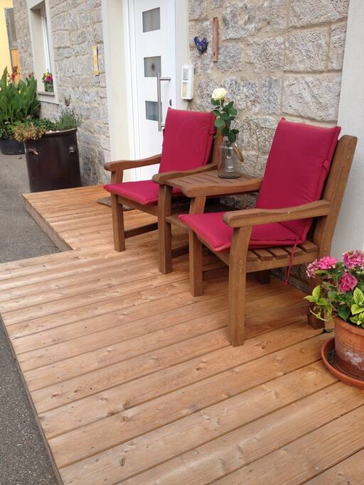 Terrasse mit Eingang