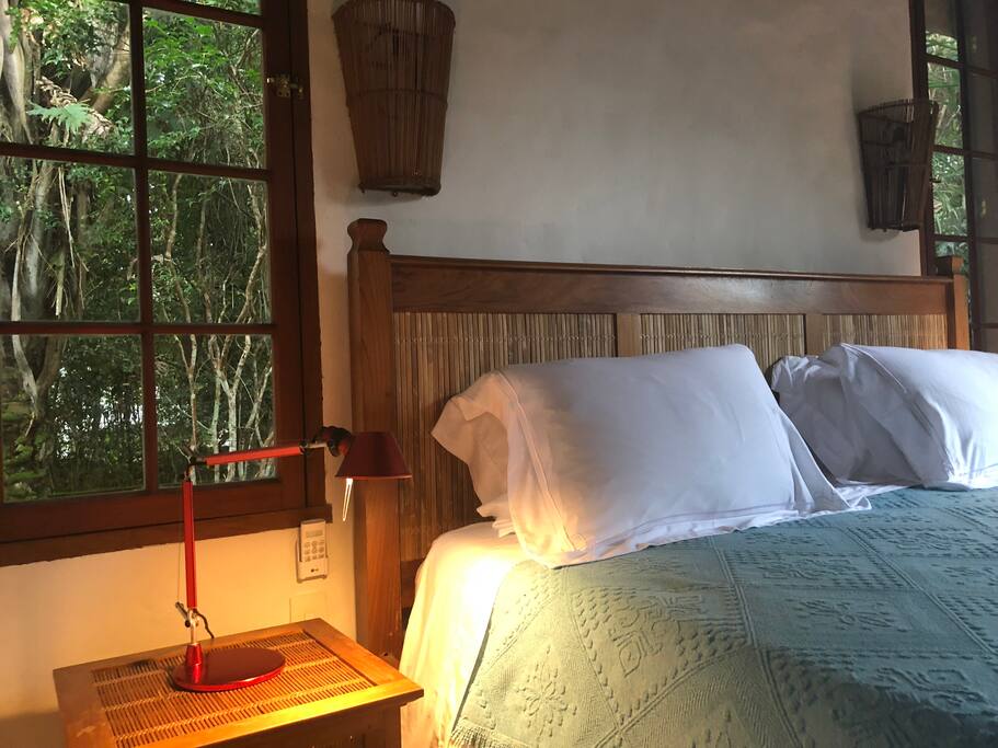 Master suite in a calm winter day