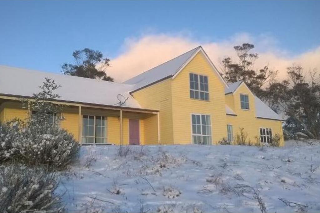 Front of house after a snow dump