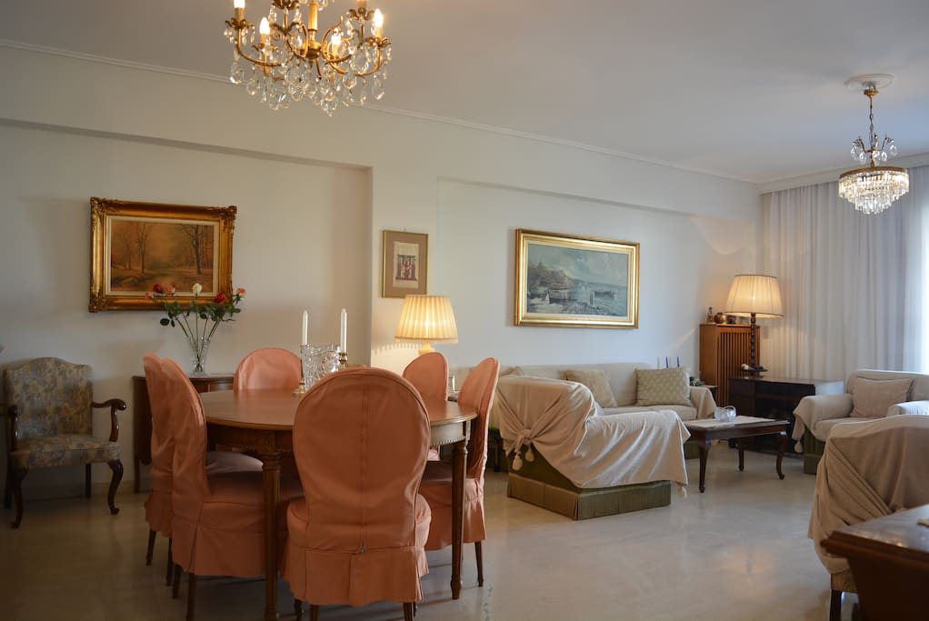 Living room with 2 sofas