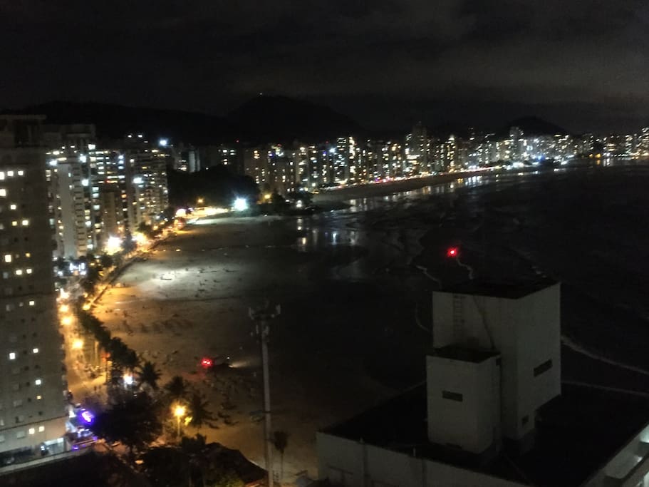 Vista durante noite