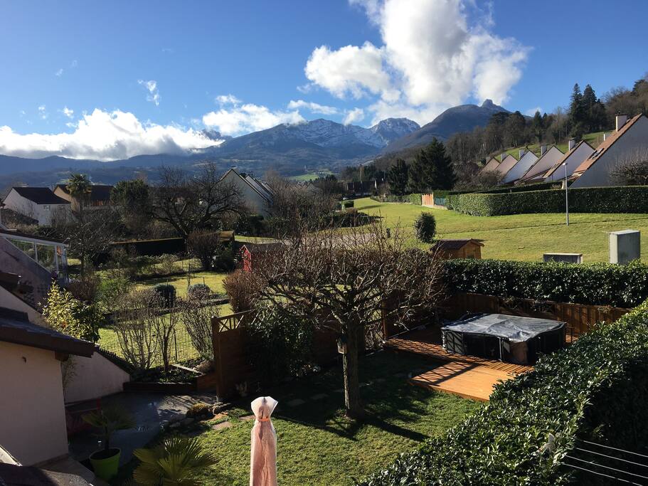 la vue depuis la chambre
