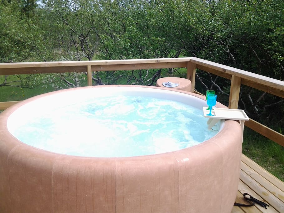 The hot tub.