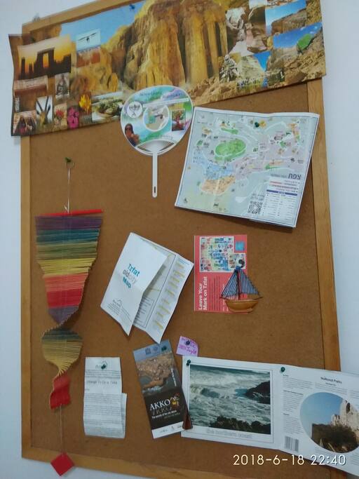 Bulletin Board with Touring Info
