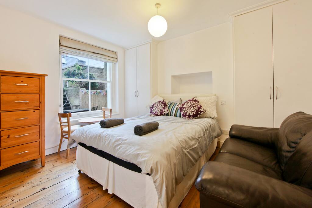 Bright Bedroom with a big window