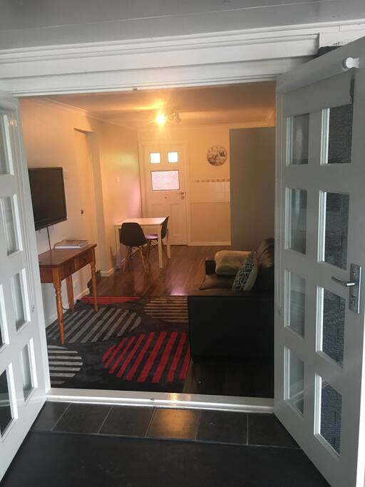 Lounge around an watch television or cook a meal in the kitchenette (toaster oven, bar fridge and microwave)