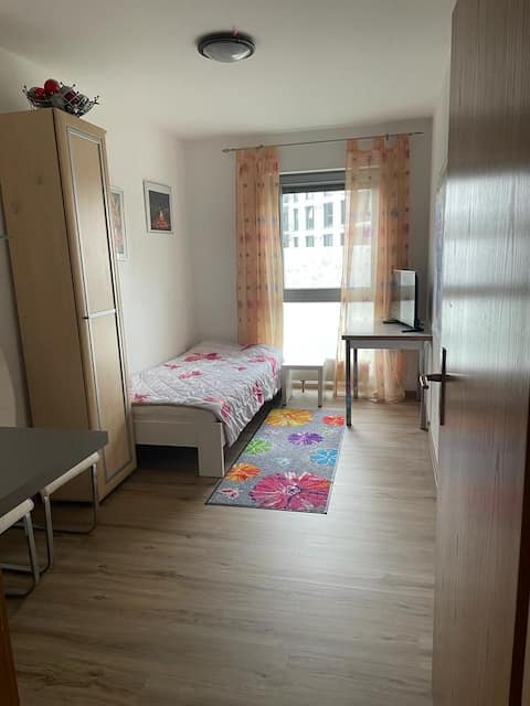 Room with bathroom and toilet