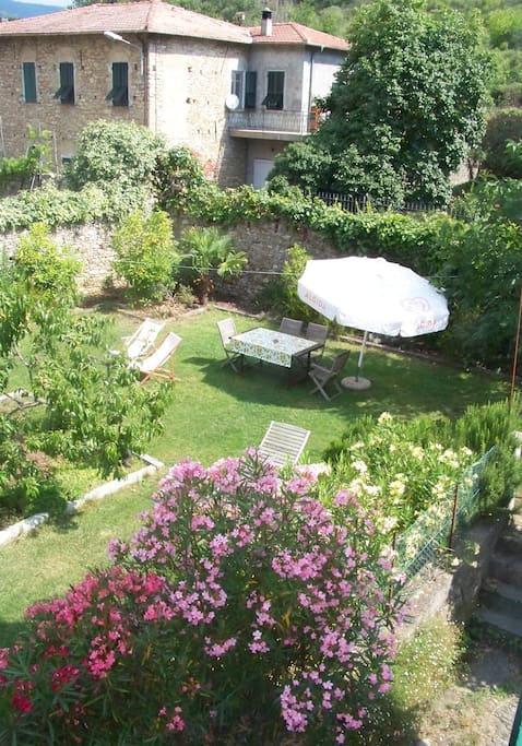 Der Garten von oben