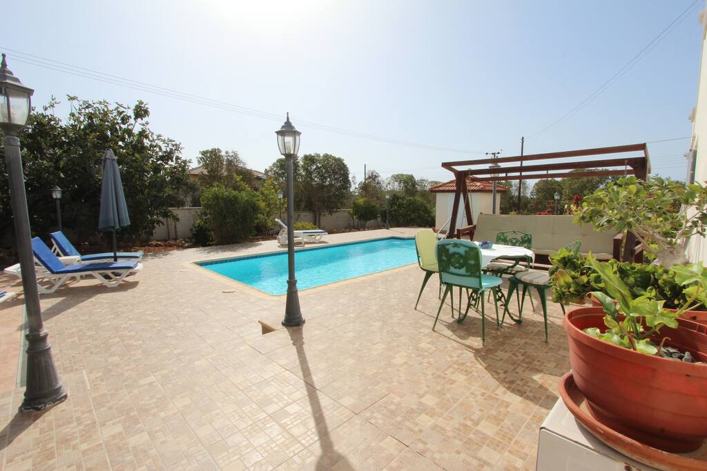 Patio and Pool
