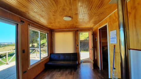 Popular Airbnb listing: Countryside and Sea Cabin in Castro, Chiloé in Castro