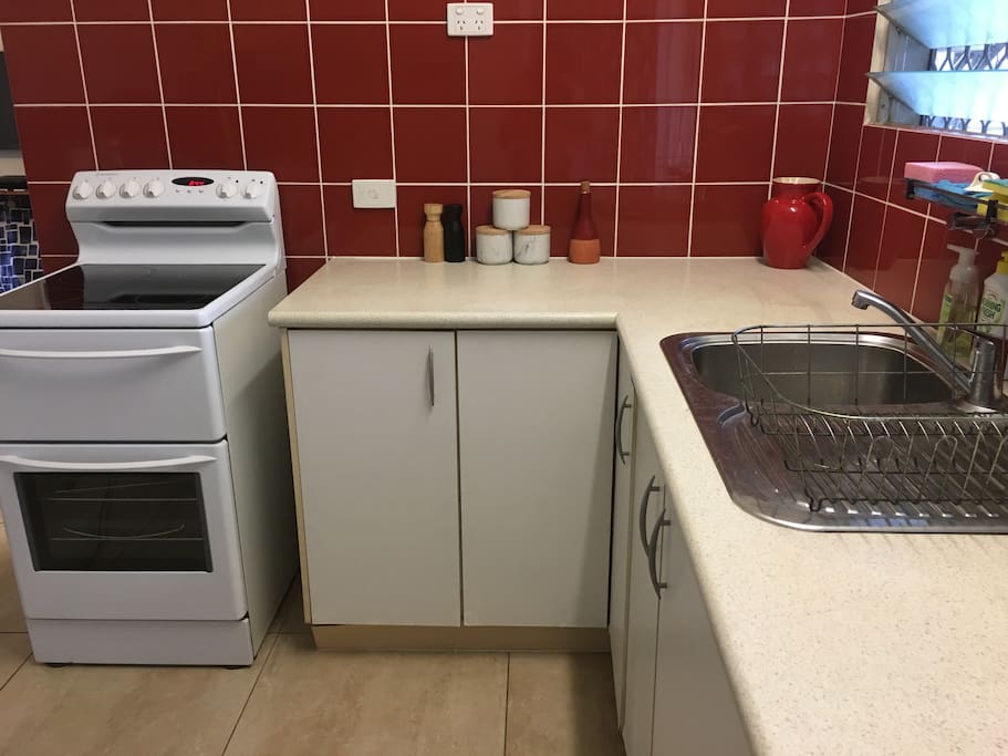 plenty of room for cooking or preparing snacks