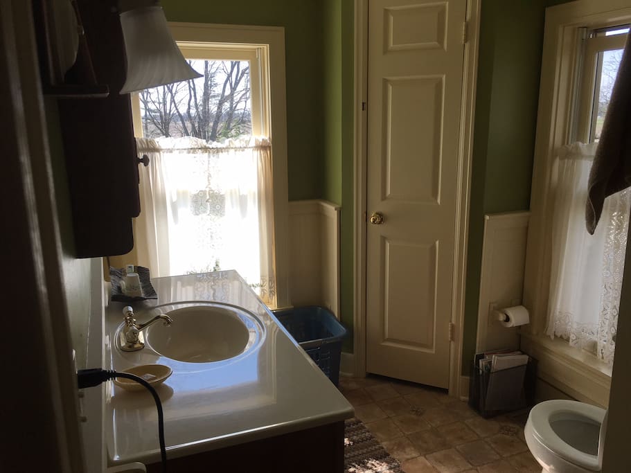 Adjacent bathroom