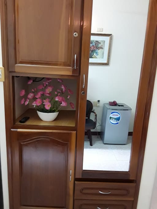 The wardrobe