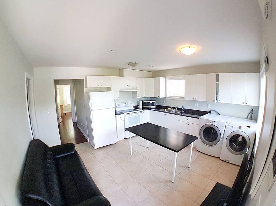 Full Kitchen and Washer/Dryer for your use!
