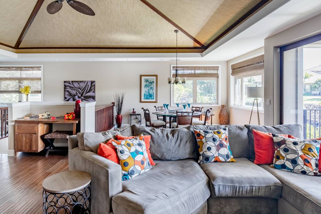 FamilyFriendly Hawaiian Jewel Villa in Kamilo Mauna Lani Houses for