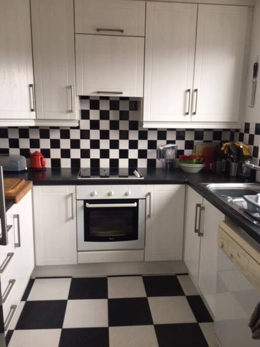This is the kitchen which is attached to the dining room