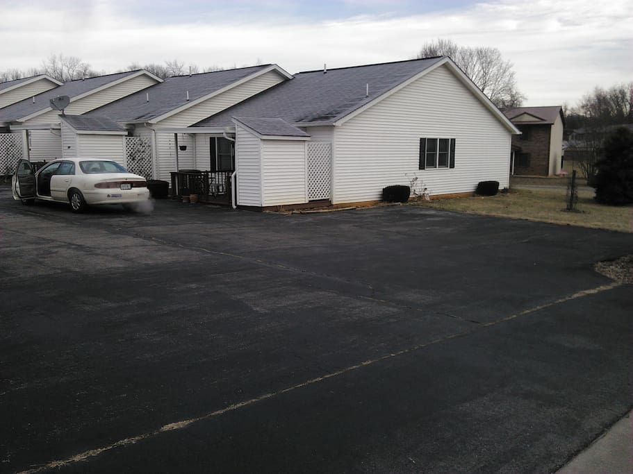 parking behind