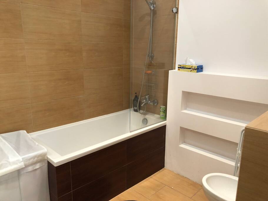 Here is the bathroom