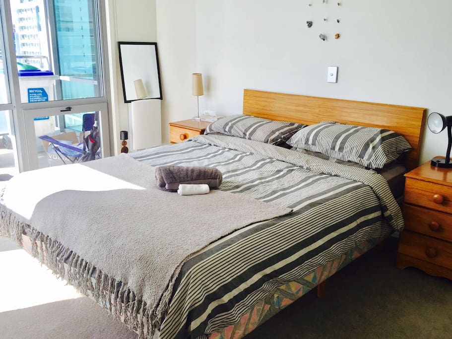 Bright sunny double bed room